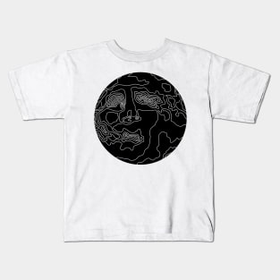 man in the moon Kids T-Shirt